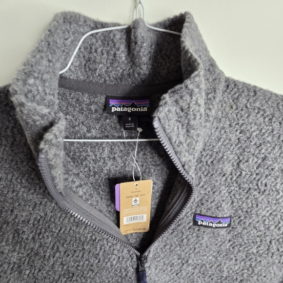 Patagonia Men's NWT Woolyester Fleece Pullover - Size Small - Gray - Quarter Zip - Picture 6 of 9